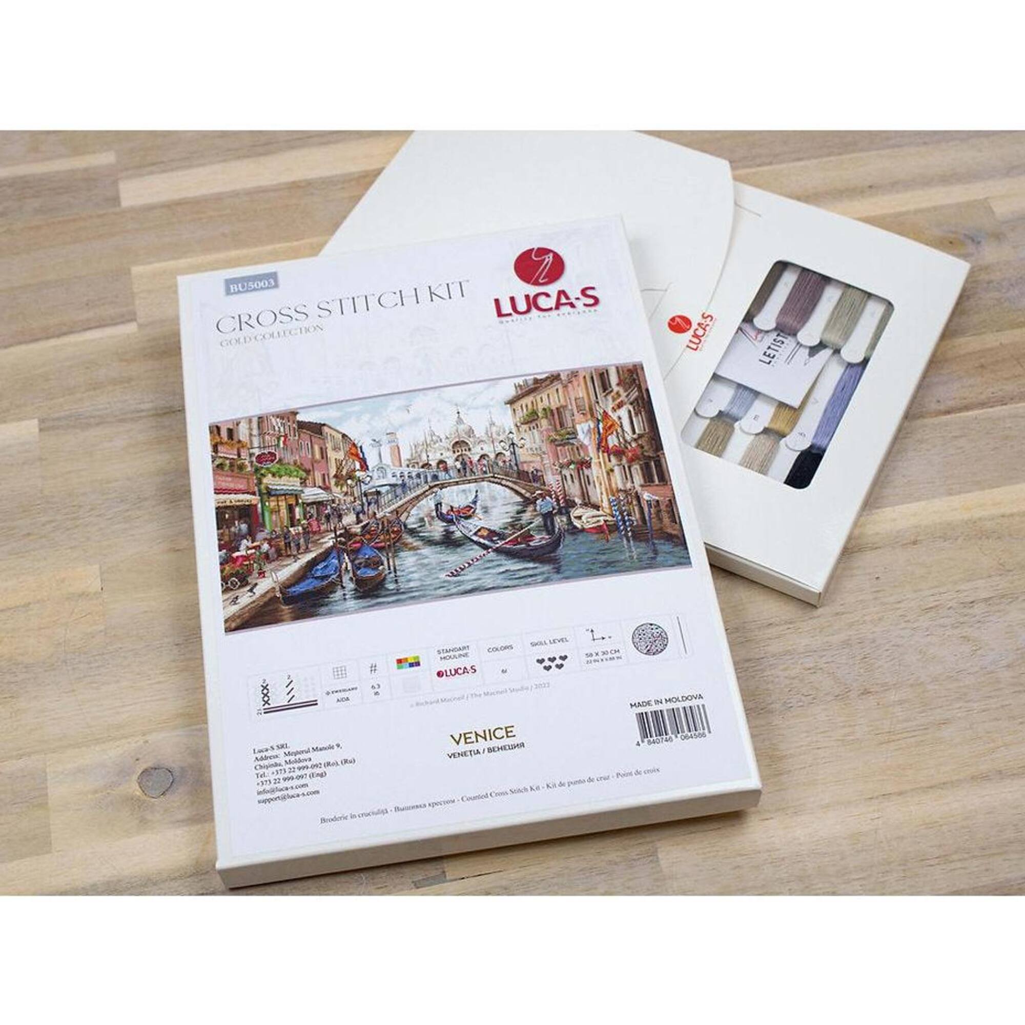 Luca-s Venice Counted Cross Stitch Kit